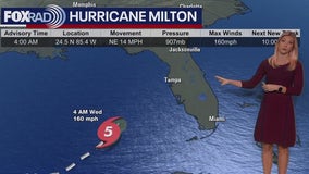 Hurricane Milton strengthening ahead of landfall