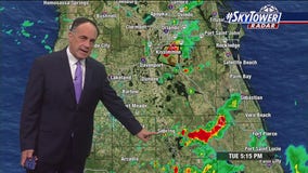 Tampa weather | Rain remains scattered