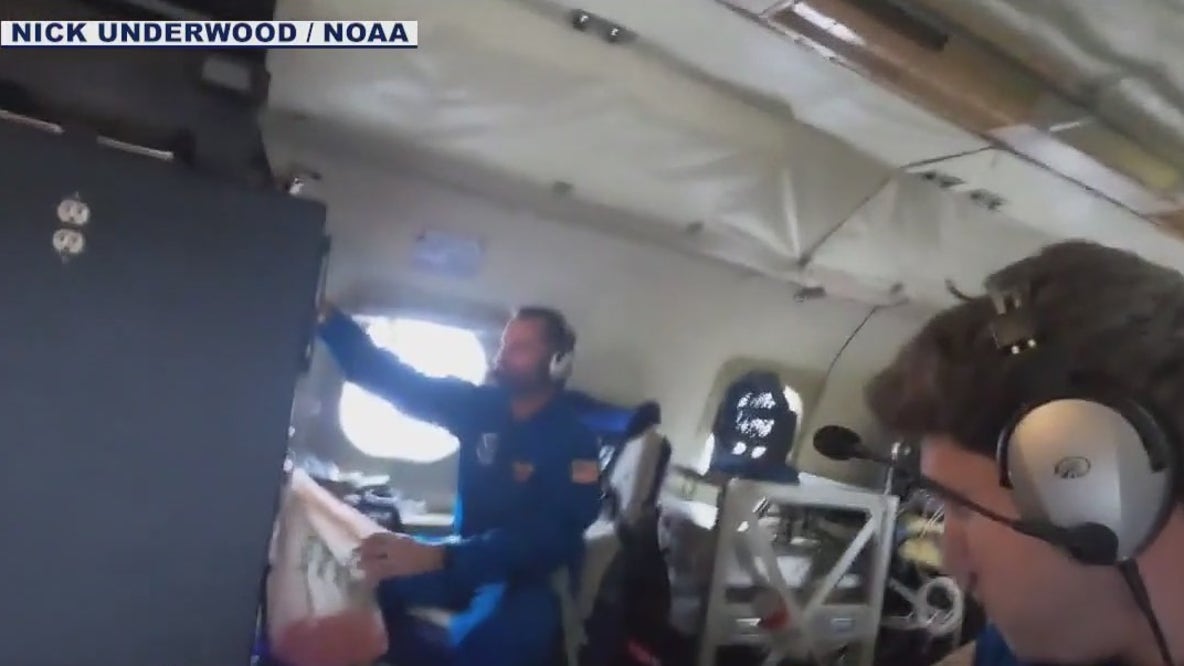 NOAA flies plane into Hurricane Milton