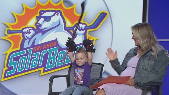 Young Orlando Solar Bears fan joins Good Day Orlando