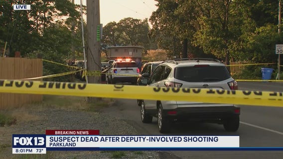 Man shot, killed by Pierce County deputies in Parkland