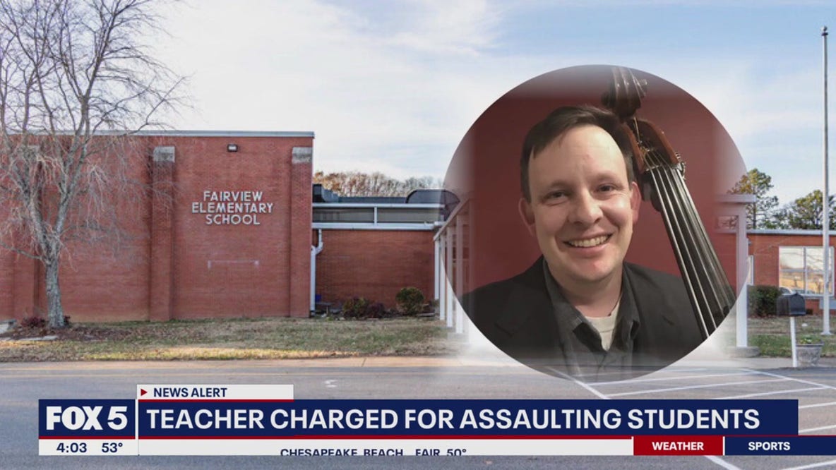 Fairfax County teacher charged for sexually assaulting 2 students