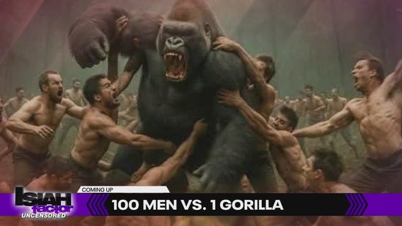 100 men versus 1 gorilla debate