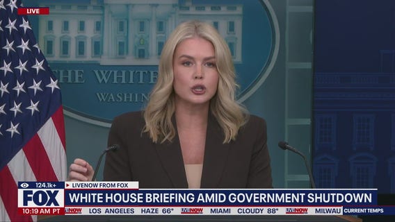 White House press briefing amid government shutdown