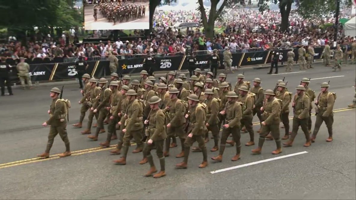 Military parade video: World War I era