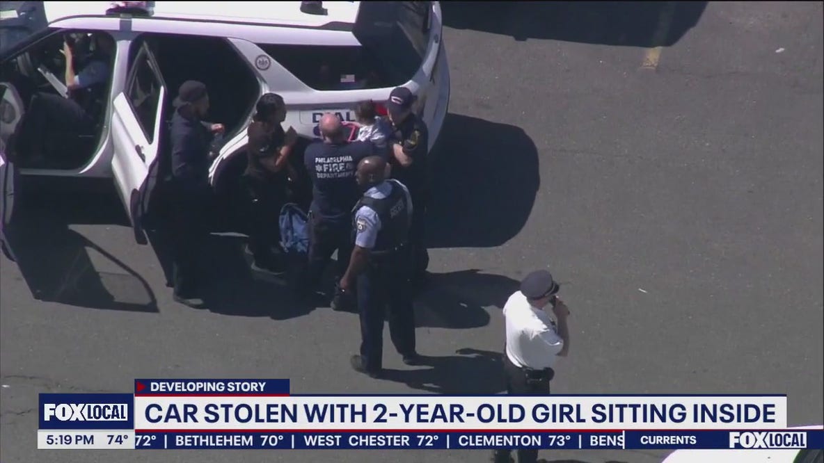 Child found safe after she was inside stolen car