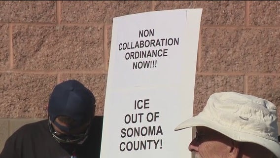 Anti-ICE protesters rally outside Sonoma County Jail to voice immigrants' fear