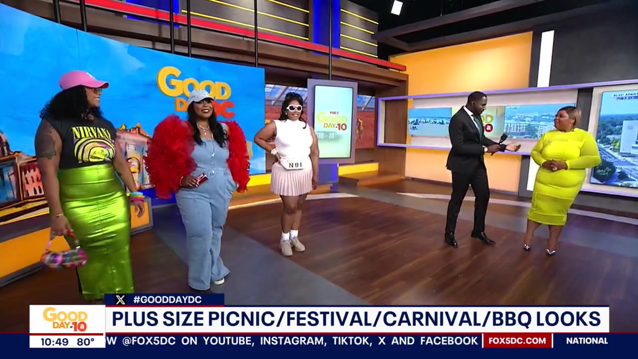 Plus-size picnic, festival, and carnival looks with Atarah Styles