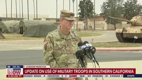 U.S Army provides update on military troops in LA