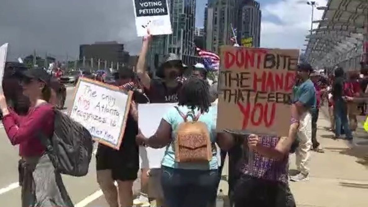 'No Kings' Day in Midtown Atlanta