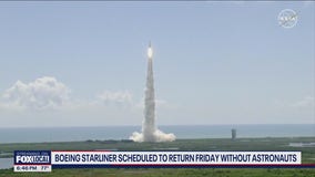 Boeing Starliner scheduled to return Friday without astronauts