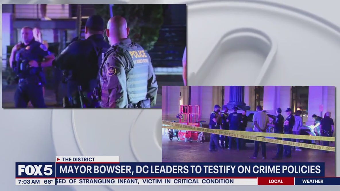 Mayor Bowser, DC leaders to testify on crime policies