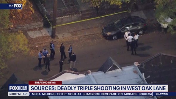 Deadly triple shooting in West Oak Lane under investigation: sources