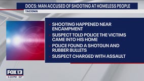 WA man accused of shooting at homeless people with shotgun