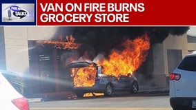 Car fire at Arizona grocery store l FOX 10 Talks