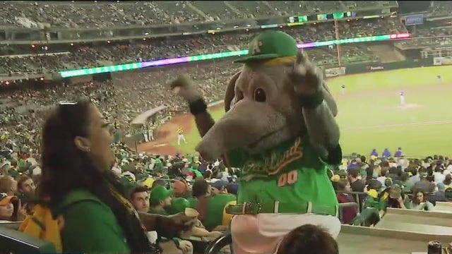 Oakland A's fans emotional at final night game at Coliseum