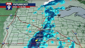 MN weather; Rain clears into Wednesday night