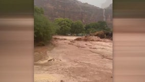 Flash flooding at Havasu Canyon strands hundreds of tourists; Arizona National Guard deployed for rescue