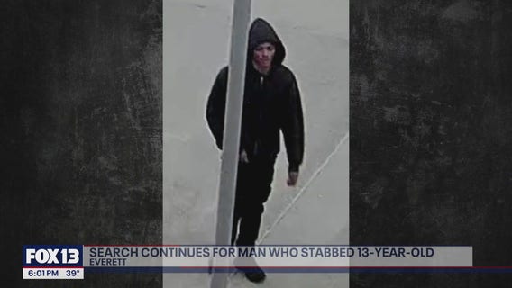 Search continues for man who stabbed 13-year-old