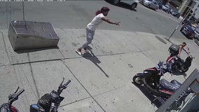 Brazen bike shop attack