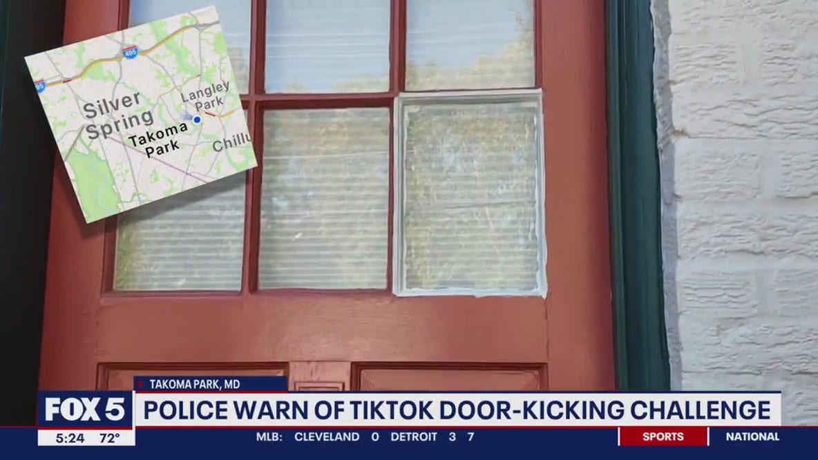 Police warn of TikTok door-kicking challenge