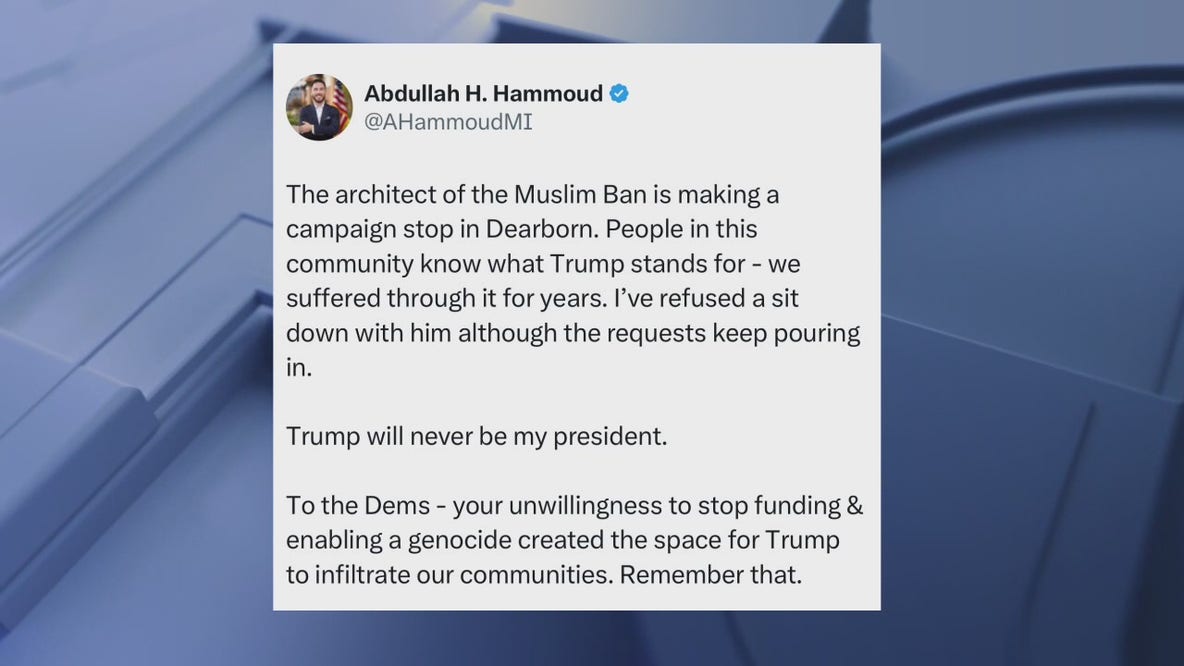 Dearborn Mayor Abdullah Hammoud slams Trump visit, refuses sit-down offer