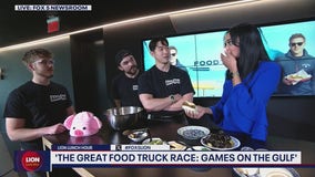 'The Great Food Truck Race: Games on the Gulf' with local team Bao Bei