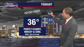 Partly sunny and still cool for Wednesday