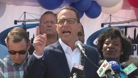 Gov. Josh Shapiro, Philadelphia Mayor Cherelle Parker speak on Kamala Harris endorsements