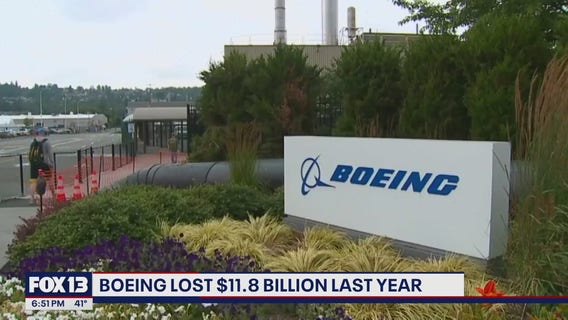 Boeing lost $11.8 billion last year