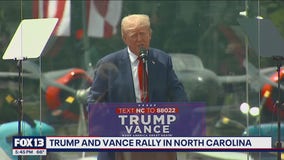 Trump, Vance rally in North Carolina