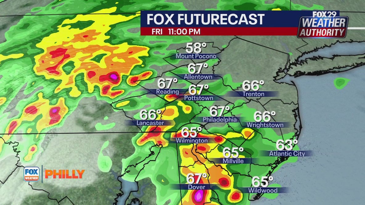 Severe weather threat | FOX Weather Philly
