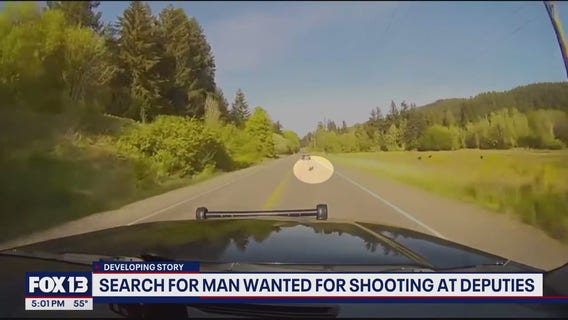 Caught on Camera: Suspect shoots at Thurston County deputies during pursuit