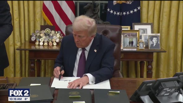 President Donald Trump begins term with executive orders and pardons