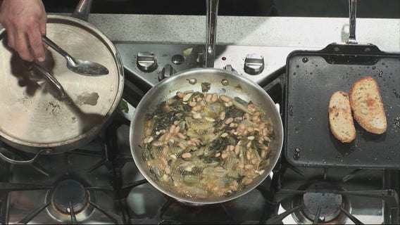 Bean Dip with Sour Dough Toast