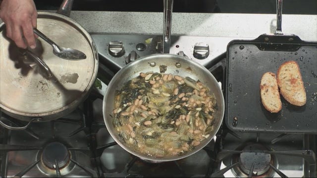 Bean Dip with Sour Dough Toast