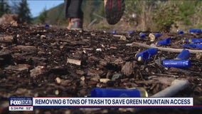 Community removes 6 tons of trash from Green Mountain