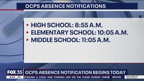 OCPS absence notification policy returns