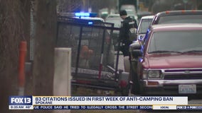 Spokane police issue 83 citations in first week of anti-camping ban