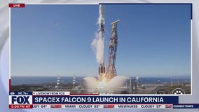 SpaceX launches Falcon 9 rocket in California