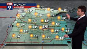 MN weather: Bright and chilly day on Monday