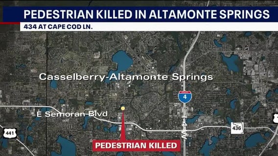 Pedestrian killed in Altamonte Springs crash