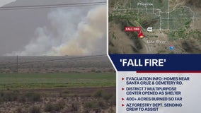 Fall Fire keeps evacuation recommendations in place