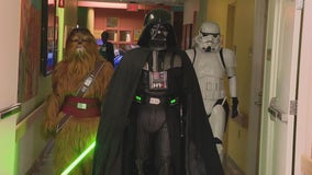 Staff of Children’s Hospital Of Michigan goes all out for Halloween, bringing joy to patients