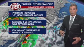 Francine to impact Georgia