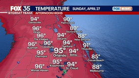 Orlando Weather Forecast PM: April 25th