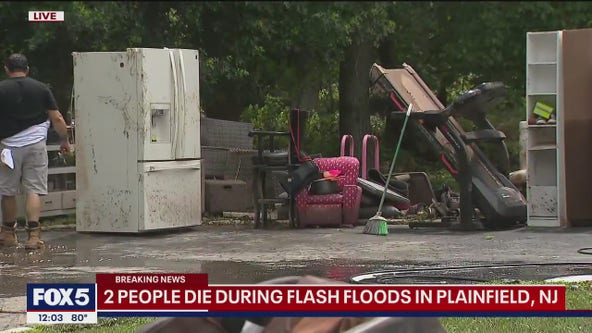 NJ flooding kills 2 after vehicle swept away; state of emergency remains in effect