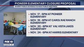 Pioneer Elementary closure proposal in Gilbert
