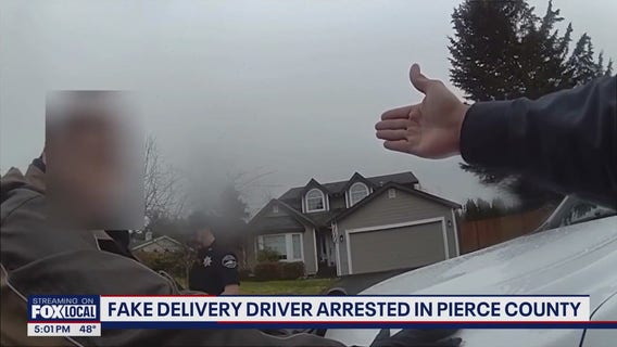 Fake delivery driver arrested in Pierce County