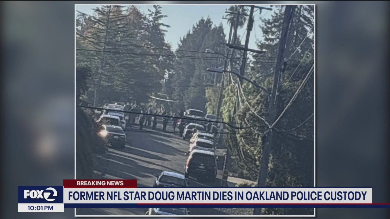 Ex-NFL star Doug Martin identified as suspect who died in Oakland police custody